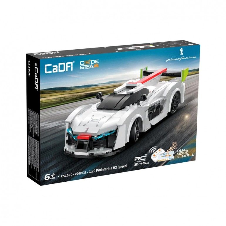 Pininfarina H2 Speed 1:20 296 Piezas CaDA C51090W 927DE51090 - Imagen 2