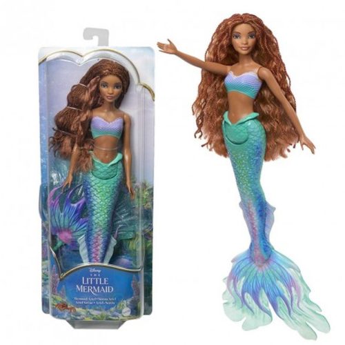 Muñeca de La Sirenita la película 2023 con cola y purpurina Mattel HLX08 – A partir de 3 años