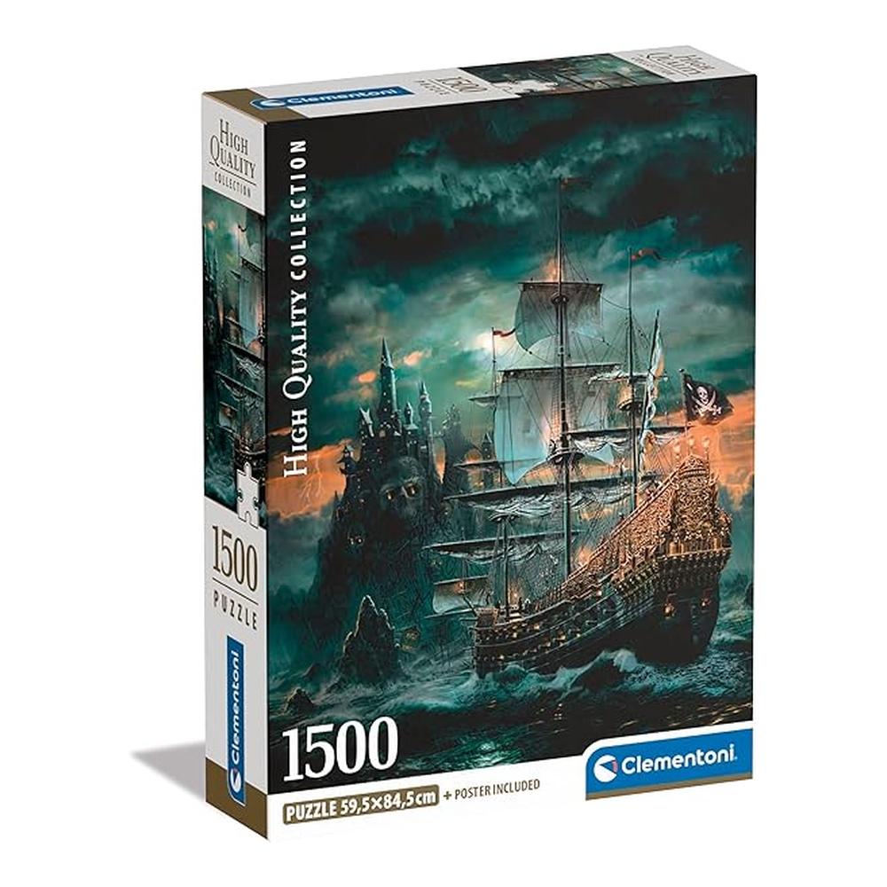 Clementoni Puzzle Adulto 1500 Piezas The Pirates Ship 31719 31719