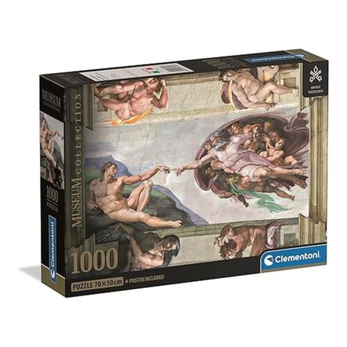 Clementoni Puzzle Adulto 1000 Piezas The Creation of Man Museum 37081 37081