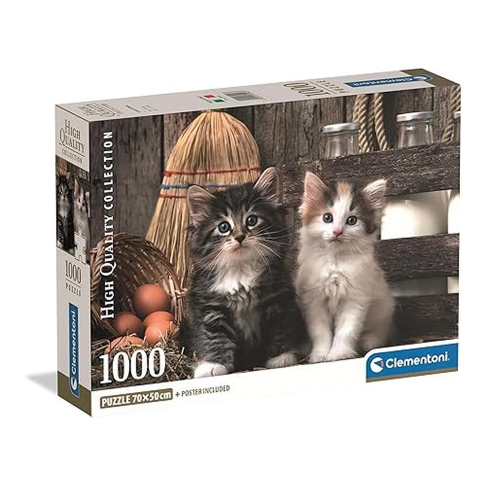 Clementoni Puzzle Adulto 1000 Piezas Lovely Kittens 39943 39943