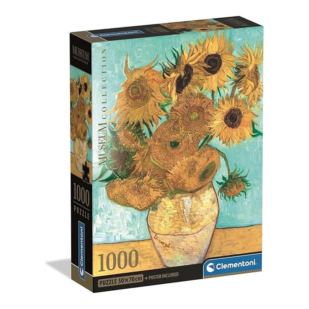 Clementoni Puzzle Adulto 1000 Piezas Sunflowers Museum 39966 39966