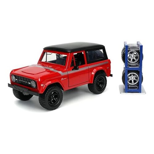 Jada Just Trucks Ford Bronco 1973 Rojo 1:24 32425 32425