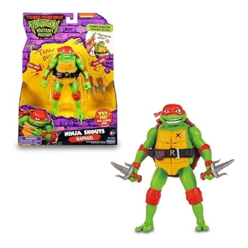 Tortugas Ninja Raphael Figura Deluxe con Sonidos TU800200