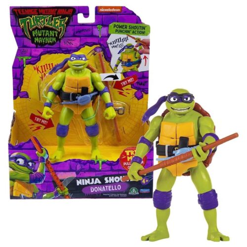 Tortugas Ninja Donatello Figura Deluxe 15 cm con Sonidos TU800400
