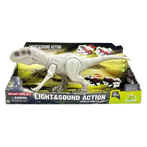 Dinosaurio articulado Indominus Rex con luces y sonido 25161