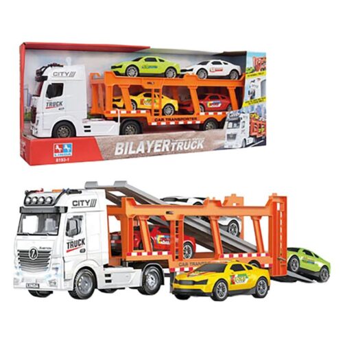 Camión Bilayer Truck con coches de carga 25182