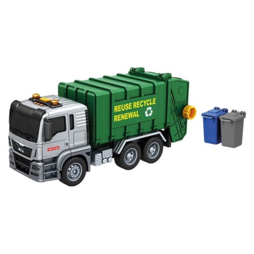 Camión de reciclaje con contenedores de basura 25241