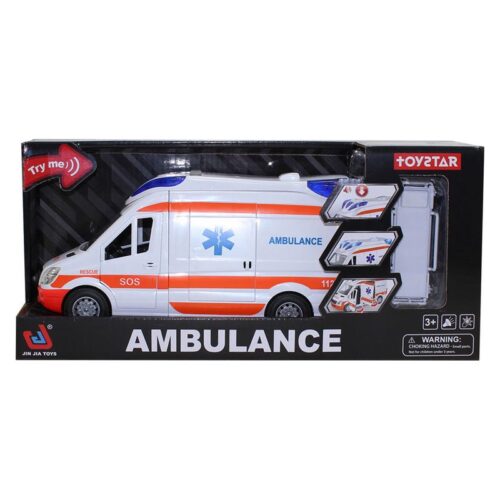 Coche de juguete Ambulancia con luces y sonidos 25250