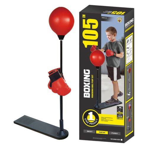 Punching Ball Boxing 70-105cm con guantes 25406