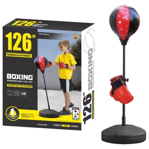 Punching Ball Boxing 90-126cm con guantes 25437