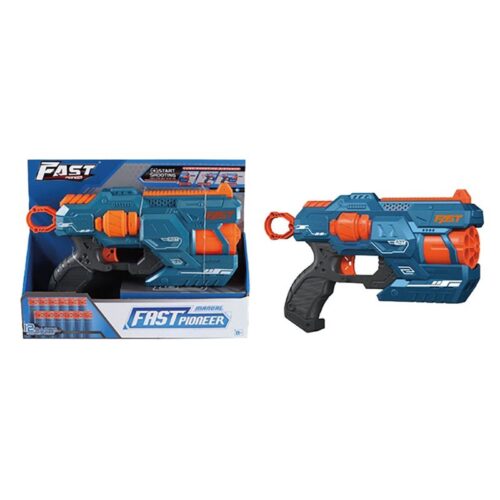 Pistola lanzadora de dardos Fast Pioneer 12 unidades 25685