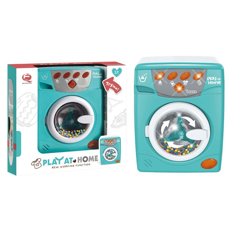 Lavadora de juguete grande con luces y sonidos 25432