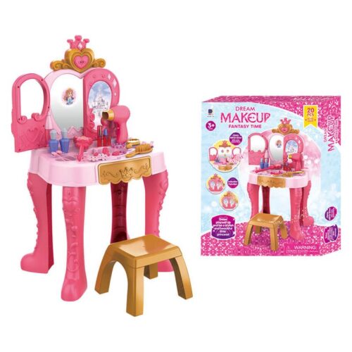 Tocador infantil Princesas Dream Makeup Fantasy rosa 25663