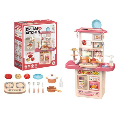 Mini cocinita Dream Kitchen con 12 accesorios 25719