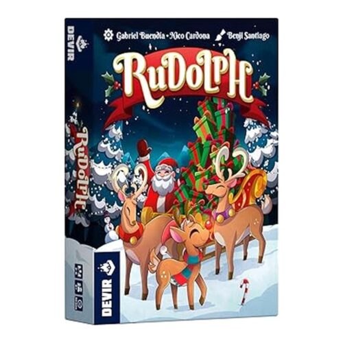 Devir Rudolph Juego de Cartas Familiar Navidad BGRUDOML 10188