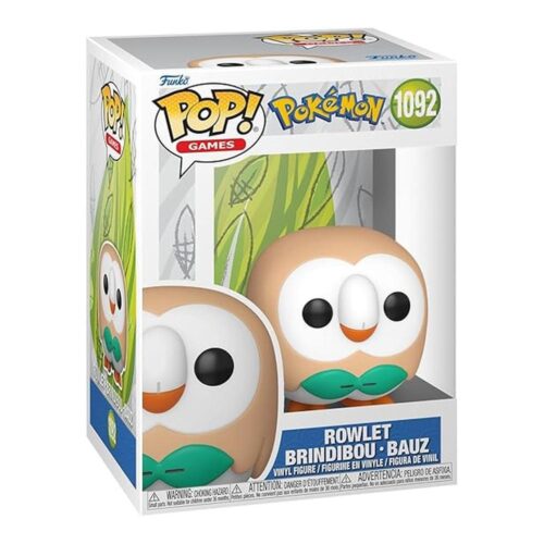 Funko Pop Games Pokémon Rowlet Figura Vinilo Coleccionable 863674