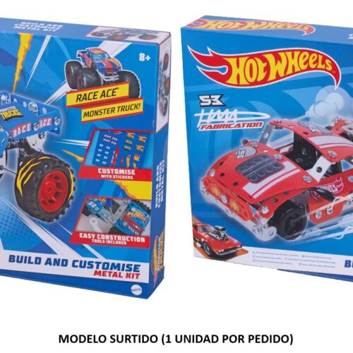 Hot Wheels Mikro Trading Coche con Tornillos de Metal 16.5 cm Modelos Surtidos (1 unidad por artículo comprado)