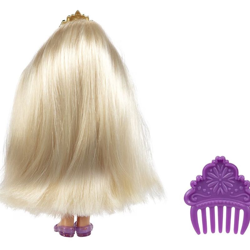 Muñeca Rapunzel con peine morado 15cm Jakks Pacific 237344-RA - Imagen 2
