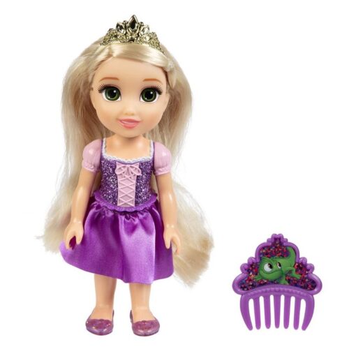 Muñeca Rapunzel con peine morado 15cm Jakks Pacific 237344-RA