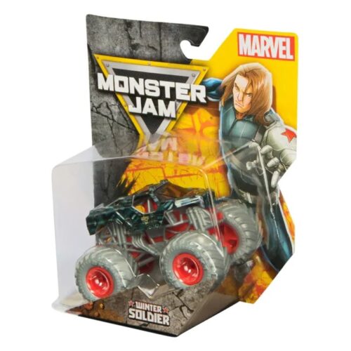 Vehículo Monster Jam Marvel Winter Soldier escala 1:64 series 4 6069960-WS