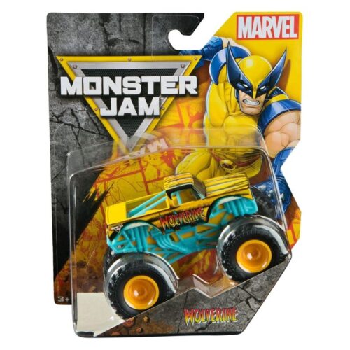 Vehículo Monster Jam Marvel Lobezno escala 1:64 series 4 6069960-W
