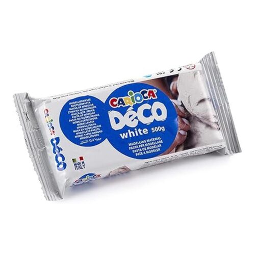 Carioca Pasta de Modelar Blanca 500 g para Manualidades 30996/31