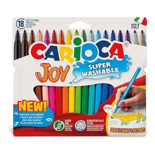 Carioca Rotuladores de Colores Pack 18 Unidades 40555