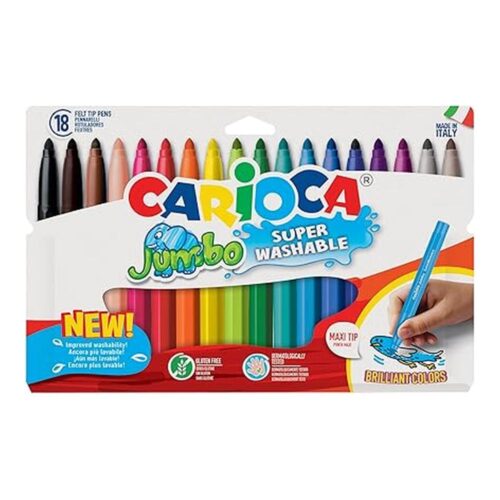 Carioca Rotuladores de Colores Pack 18 Unidades 40566
