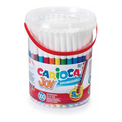 Carioca Rotuladores Joy Punta Fina Bote 100 Unidades 43176