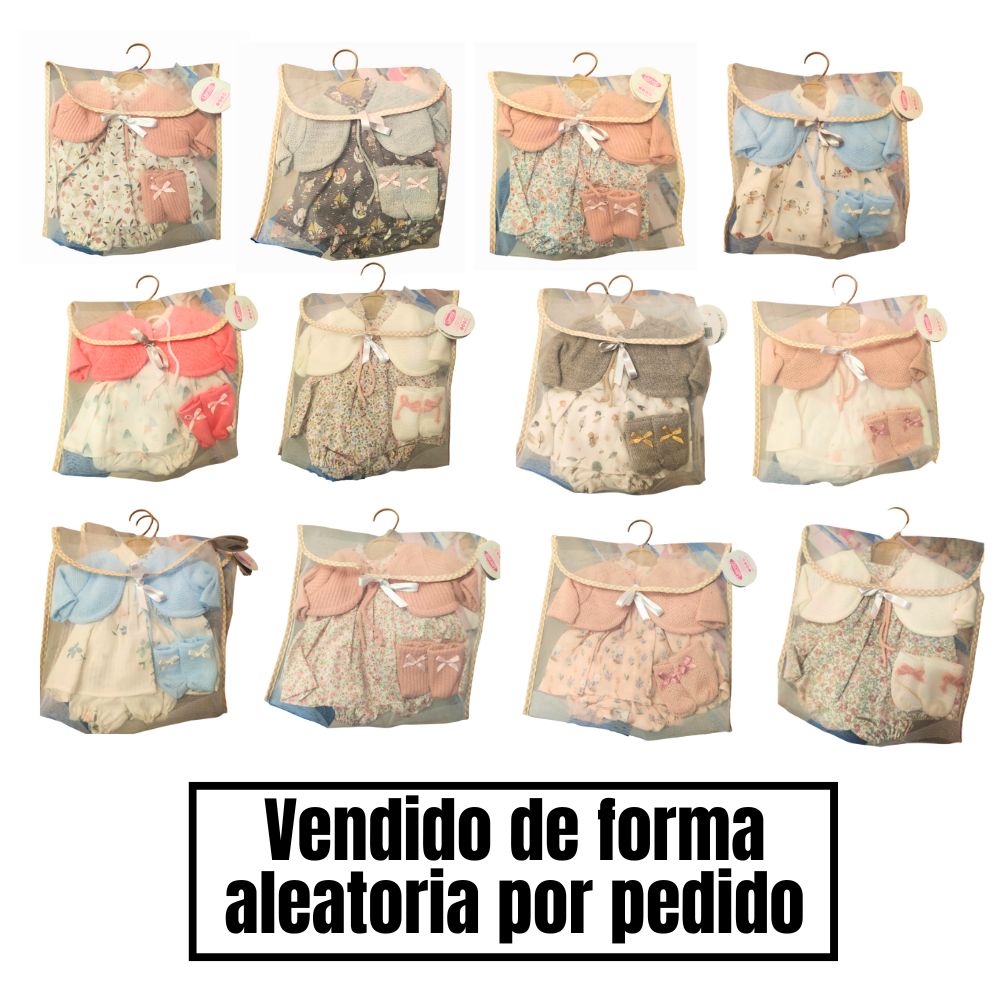 Vestido para muñecas 42cm Modelos Surtidos (1 unidad por pedido) Llorens V-42