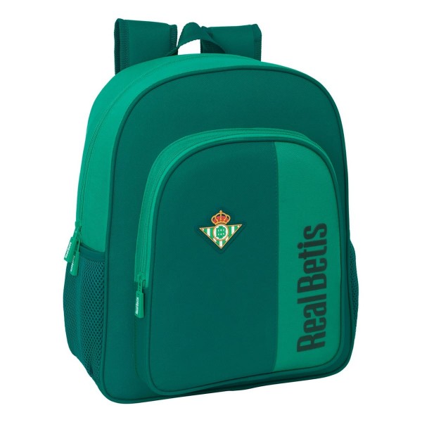 Mochila Escolar Real Betis Junior 38cm adaptable a carro Safta 612566640 ¡