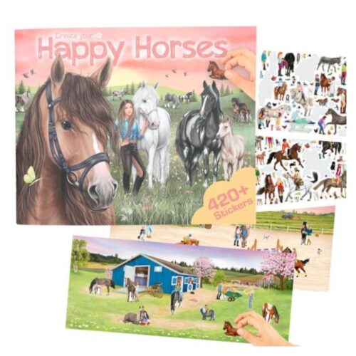 Álbum de pegatinas Create Your Happy Horse TopModel 400 pegatinas 13586