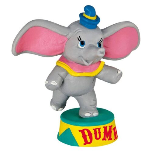 Bullyland figura Dumbo de pie sobre peana de circo Disney 7cm Y12436