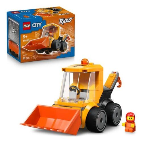 LEGO City Rides vehículos: cargadora de obra 60483