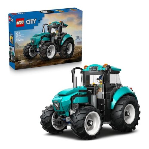 LEGO City tractor turquesa 60498