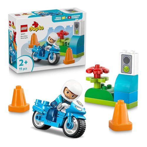 LEGO Duplo moto de policía azul 10471