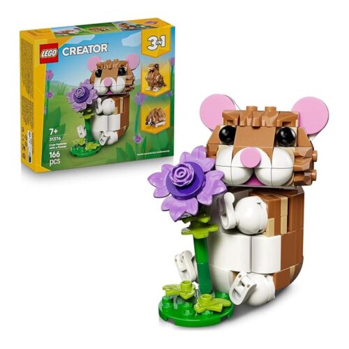 LEGO Creator 3 en 1 Hámster con flor 31376