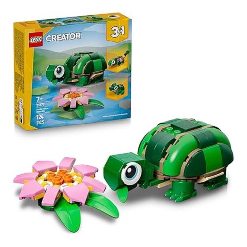 LEGO Creator tortuga con flor de Nenúfar 31377
