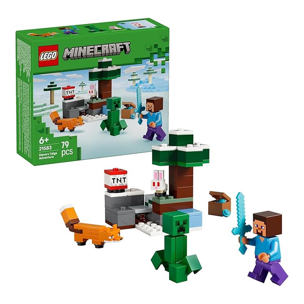 LEGO Minecraft La aventura de Steve en la taiga 21583