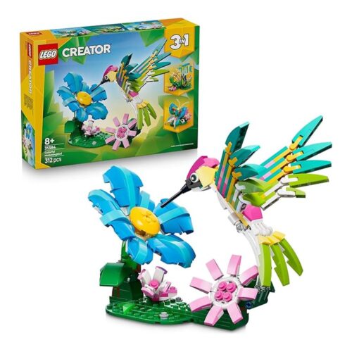 LEGO Creator 3 en 1 fauna salvaje: colibrí de colores 31384