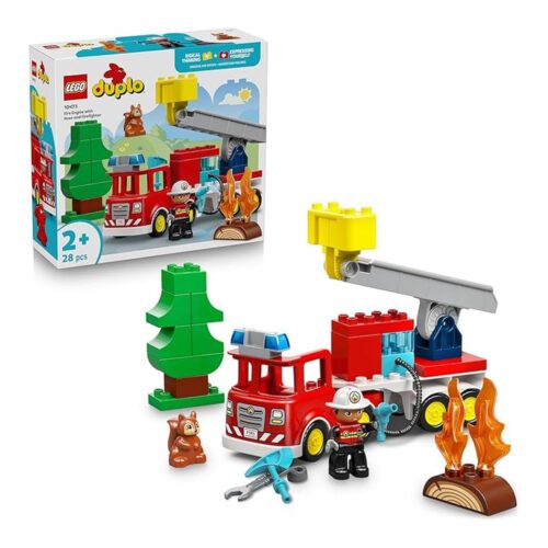 LEGO Duplo Camión de bomberos con manguera y figuras 10473