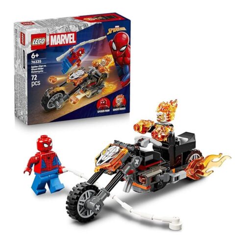 LEGO Marvel Spider-man vs moto del motorista fantasma 76335