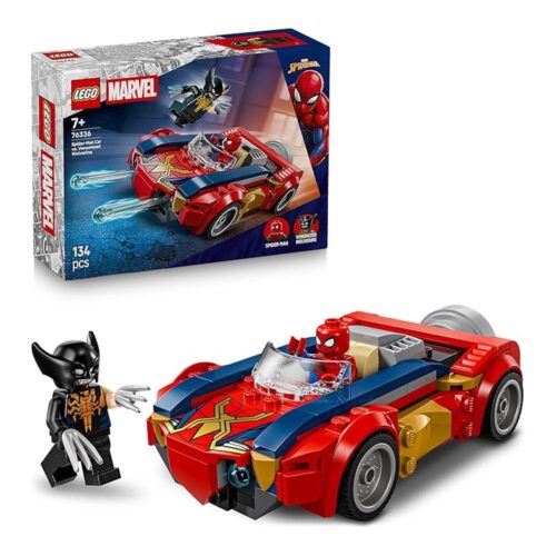 LEGO Marvel coche de Spider-man vs Lobezno Venomizado 76336