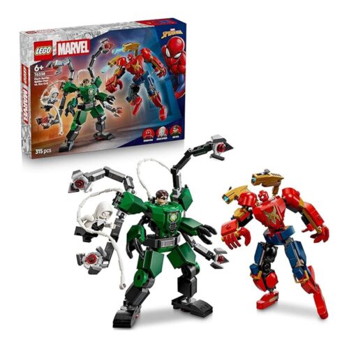 LEGO Marvel Batalla de Armaduras robóticas Spider-man vs Doc Ock 76338