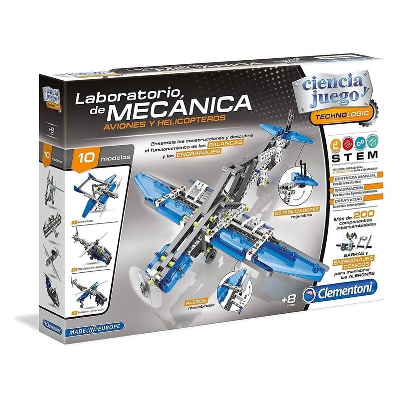 Clementoni Ciencia y Juego Mechanics Aviones y helicópteros 55160