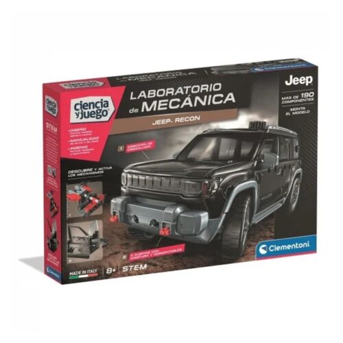 Clementoni Ciencia y juego Laboratorio de mecánica Jeep Recon 55622