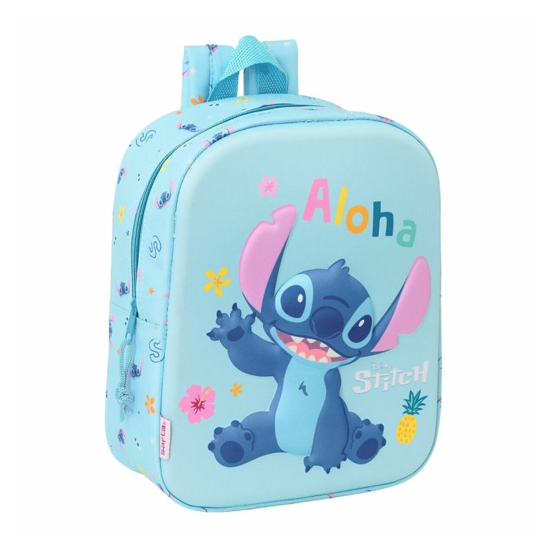 Safta Mochila Stitch de Disney para guarderia 3D 622554011