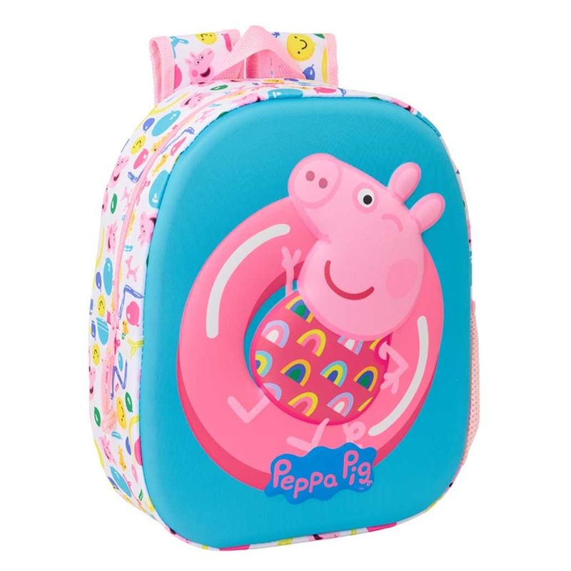 Safta Mochila infantil 3D del personaje de la serie TV Peppa Pig 622572890