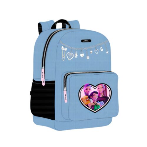 Safta Mochila doble compartimento celeste Las guerreras K-pop Demon Hunters 642651754